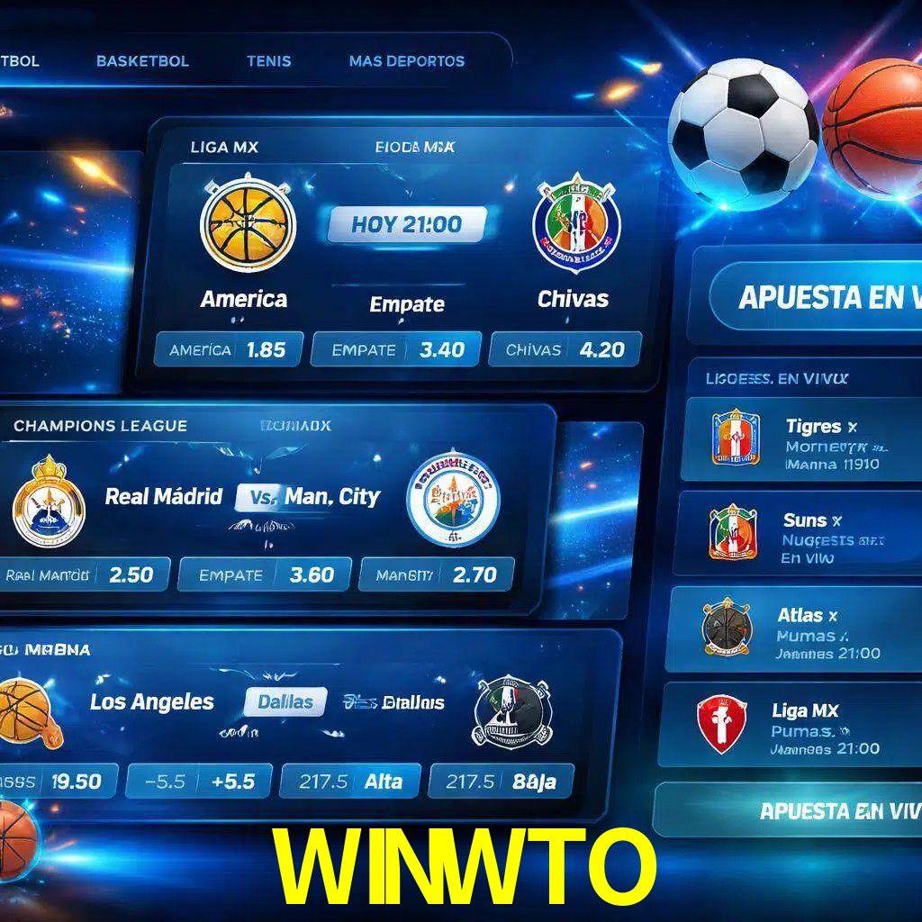 Mercados de apuestas deportivas WINWTO para jugadores en México