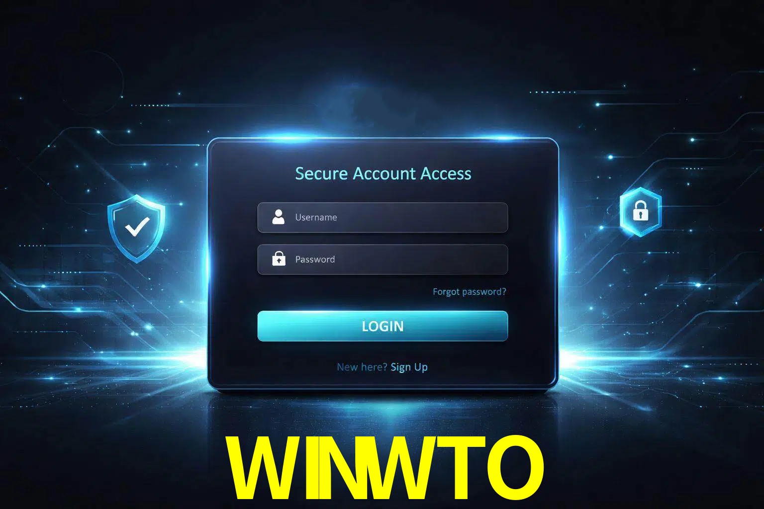Pantalla de inicio de sesión de cuenta WINWTO para usuarios en México