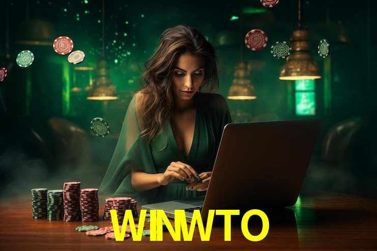 Interfaz de la app móvil WINWTO en un smartphone moderno
